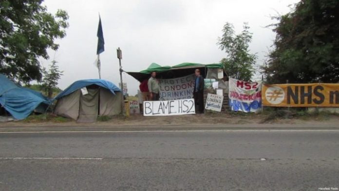 hs2 protesters hs2 protestors