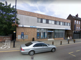 Woman arrested following Hayes bank robbery